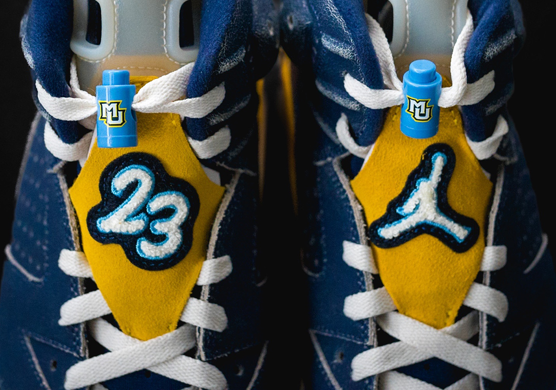 Detailed Look At The Air Jordan 6 "Marquette" PE