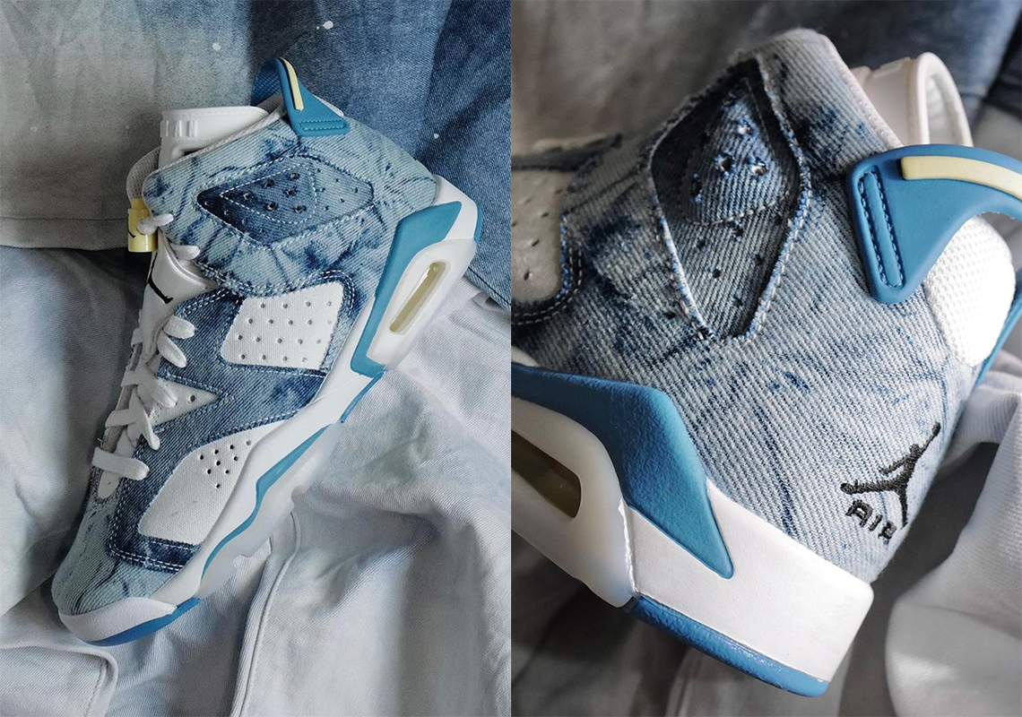 The Air Jordan 6 "Washed Denim" Releases Tomorrow