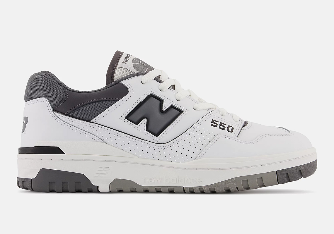 The New Balance 550 Keeps It Simple In "White/Grey"