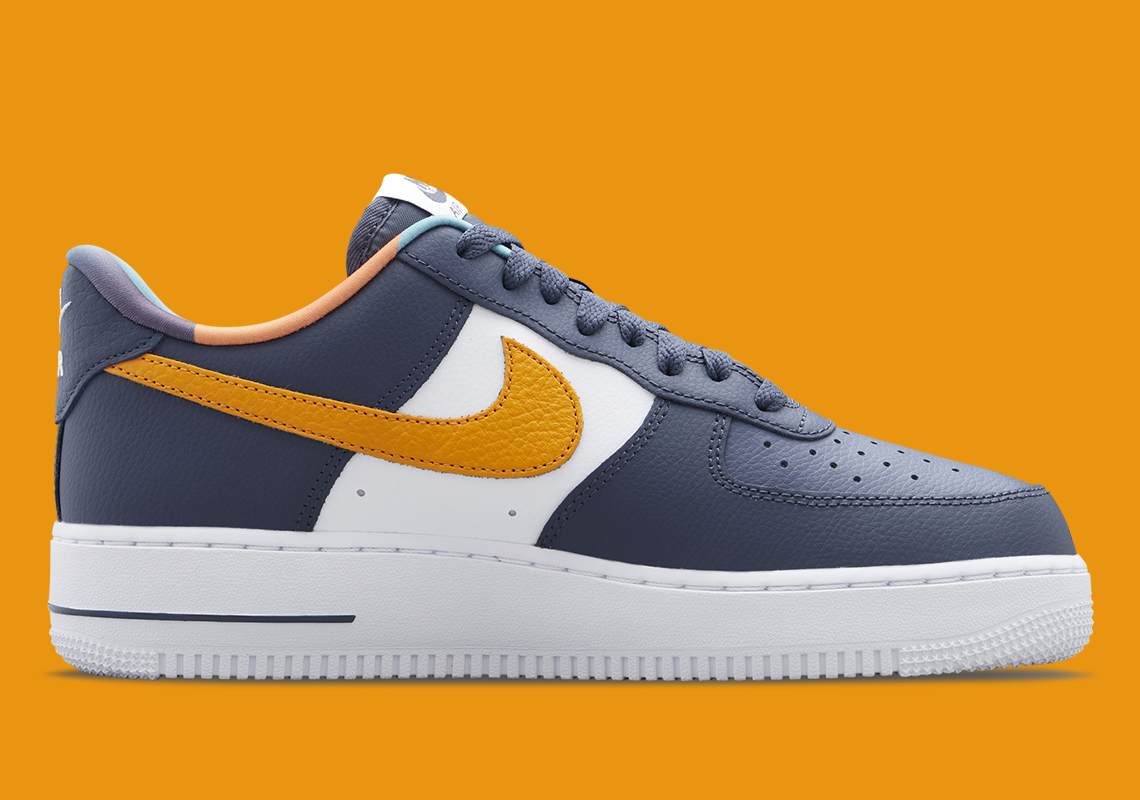 Nike Air Force 1 Low Emb Thunder Blue Washed Teal Dm0109 400 5