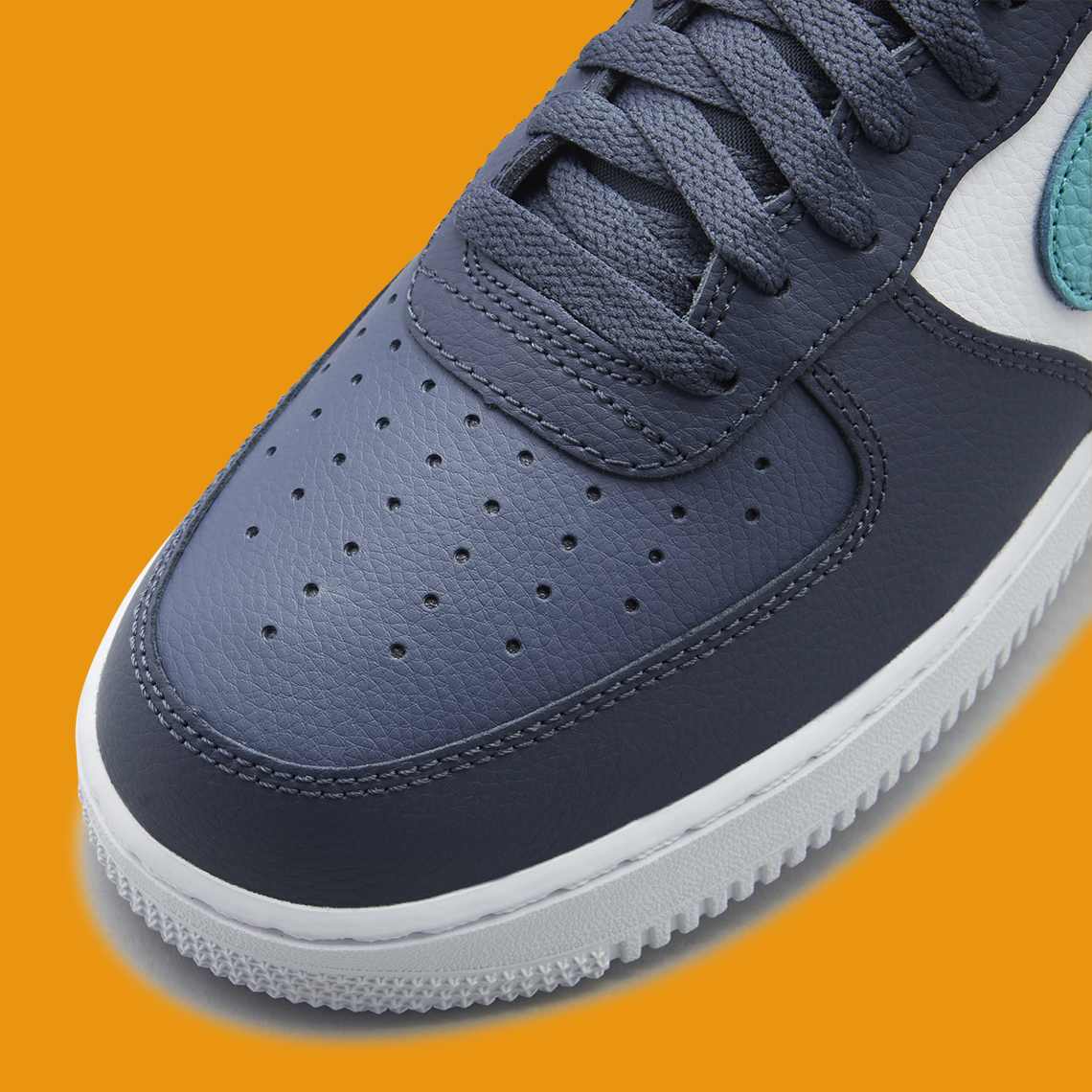 Nike Air Force 1 Low Emb Thunder Blue Washed Teal Dm0109 400 6