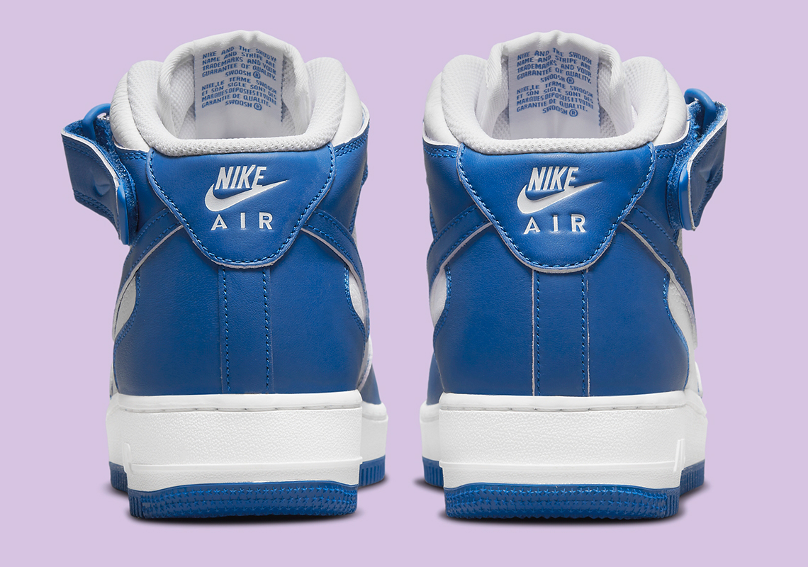 Nike Air Force 1 Mid Royal Blue White Dx3721 100 5