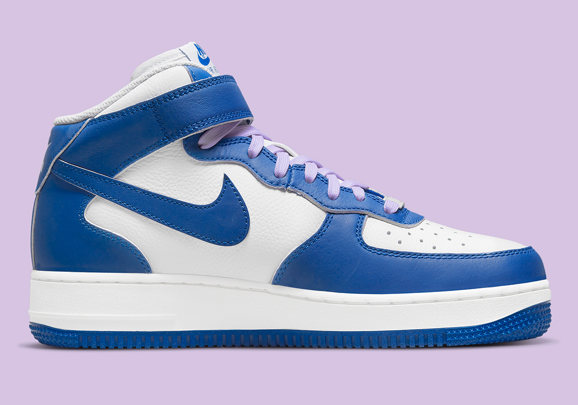 Nike Air Force 1 Mid Royal Blue White Dx3721 100 7