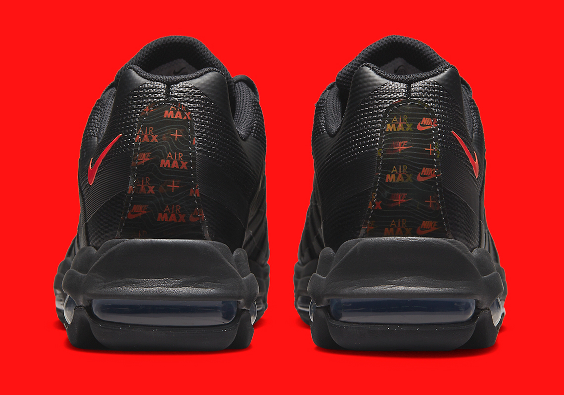 Nike Air Max 95 Ultra Black Crimson Dx2658 001 2