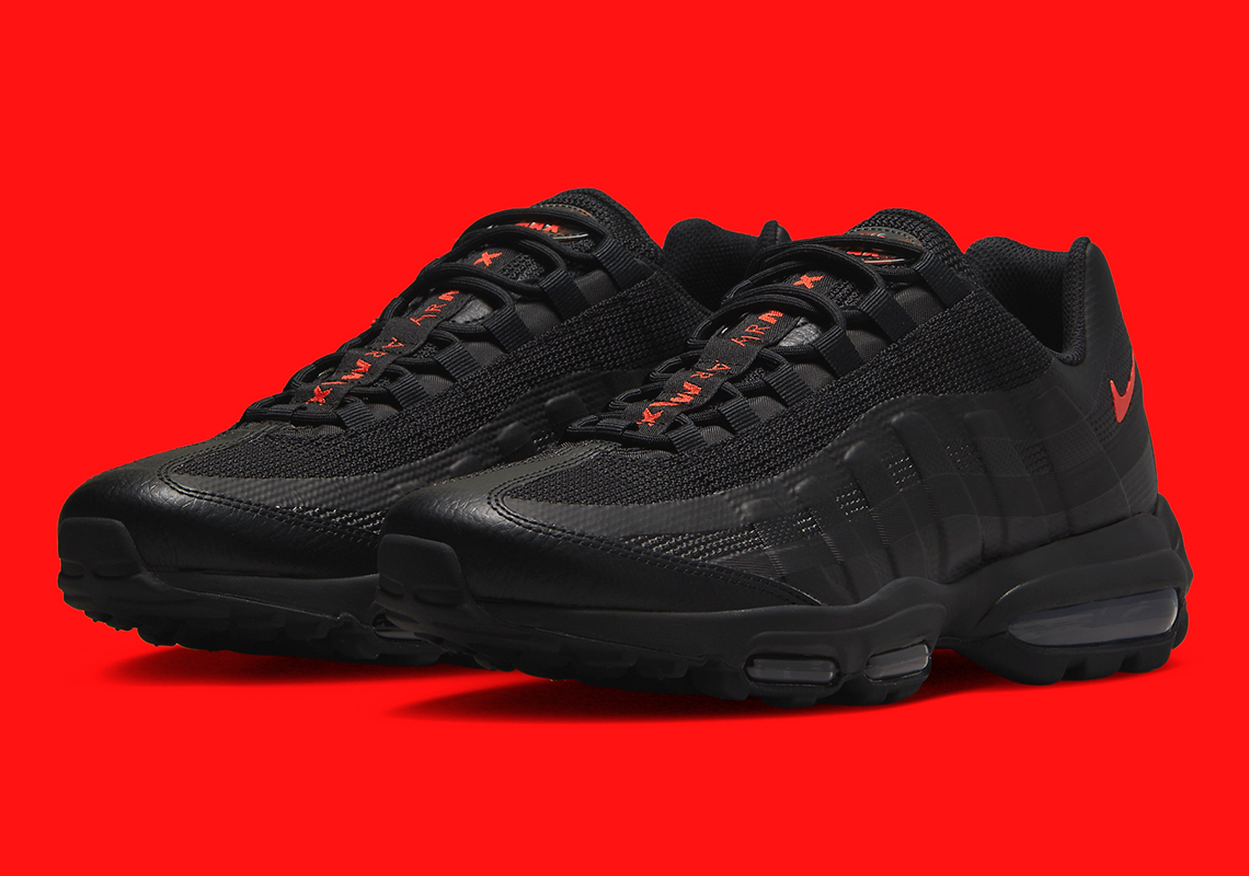 Nike Air Max 95 Ultra Black Crimson Dx2658 001 5