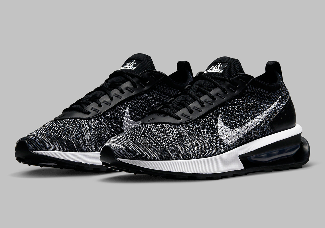 Nike Air Max Flyknit Racer Womens Black White Dm9073 001 2