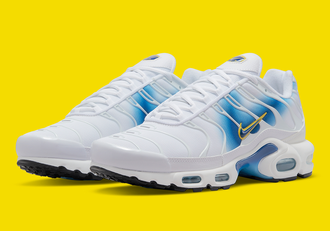 Nike Air Max Plus White Blue Yellow Dx8962 100 5