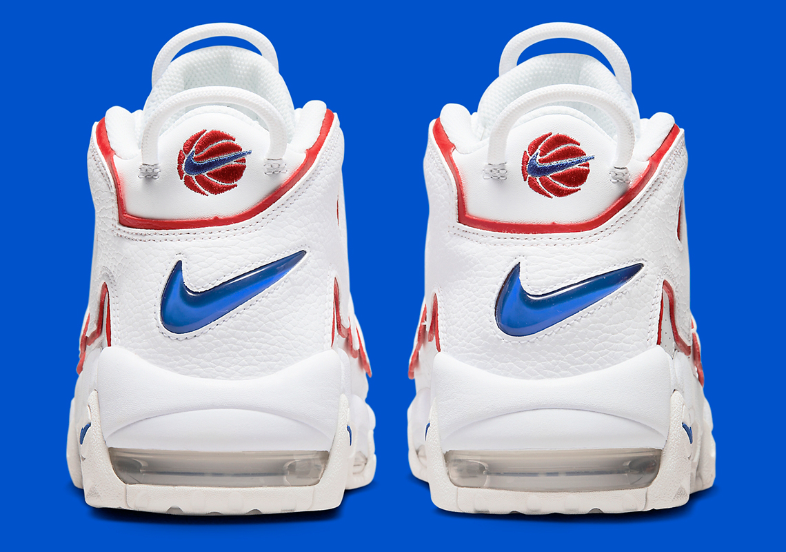 Nike Air More Uptempo White Red Blue Dx2662 100 5