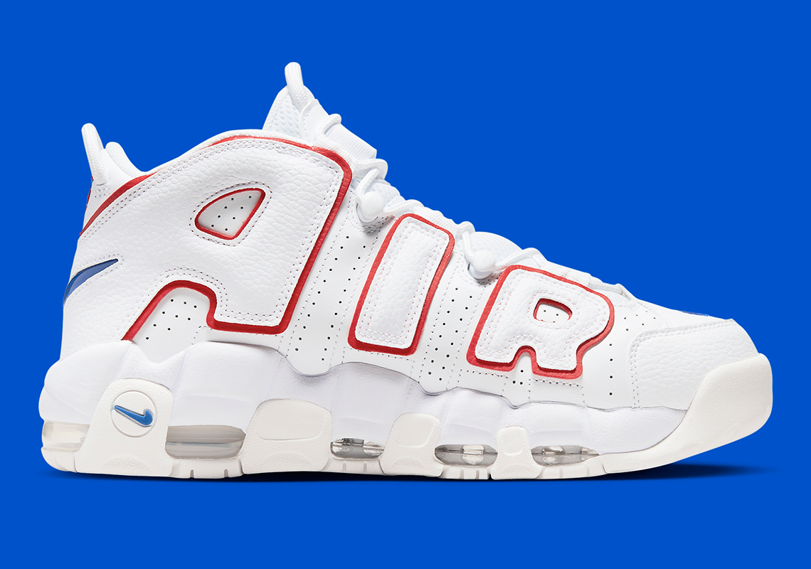 Nike Air More Uptempo White Red Blue Dx2662 100 6