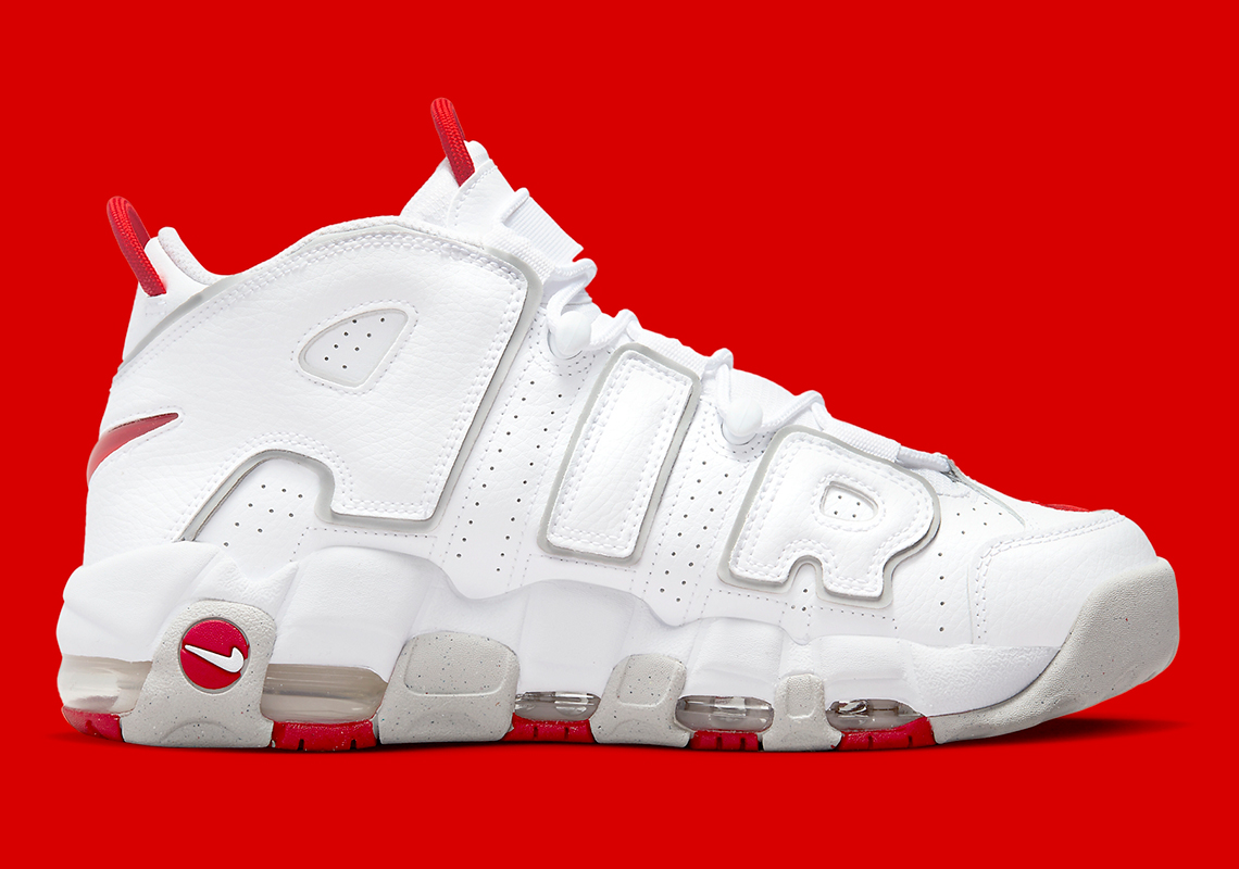 Nike Air More Uptempo White Red Grey Dx8965 100 7