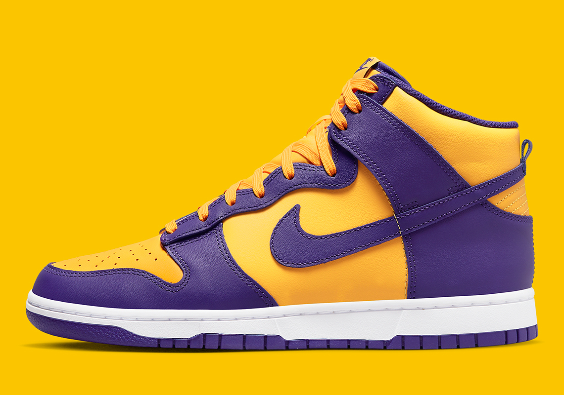 Nike Dunk High Purple Yellow Dd1399 500 Release Date 1