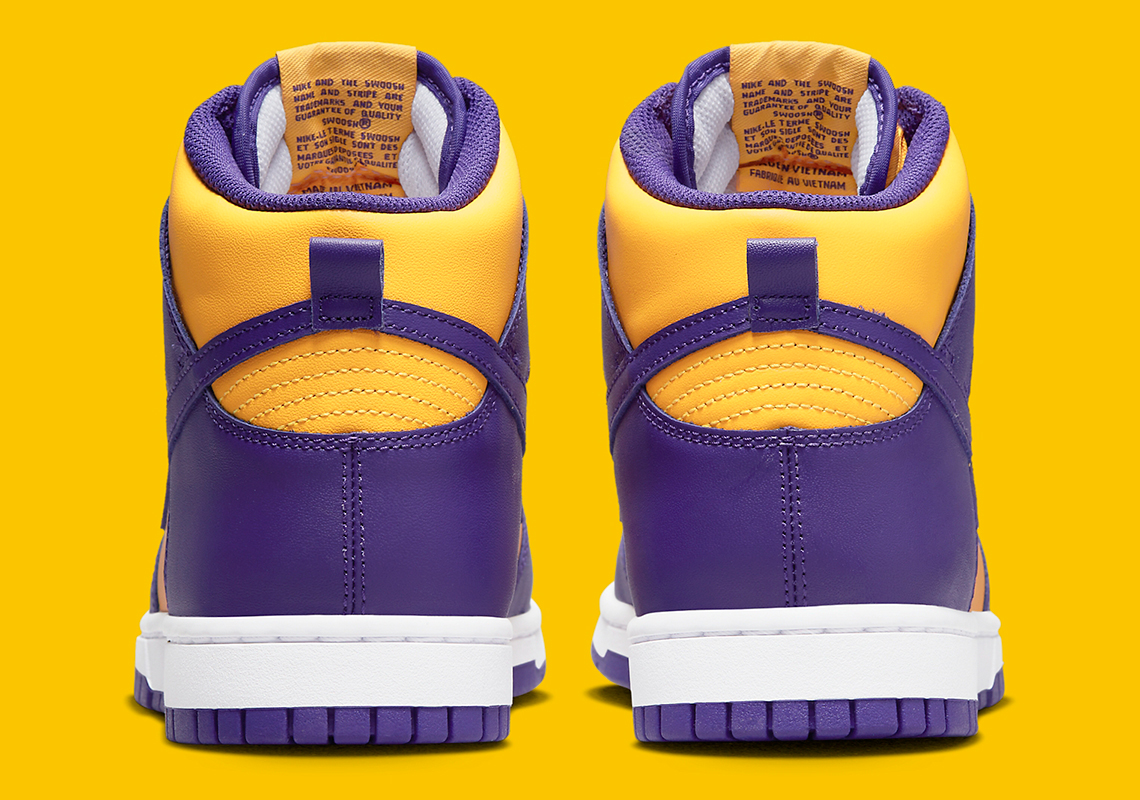 Nike Dunk High Purple Yellow Dd1399 500 Release Date 7