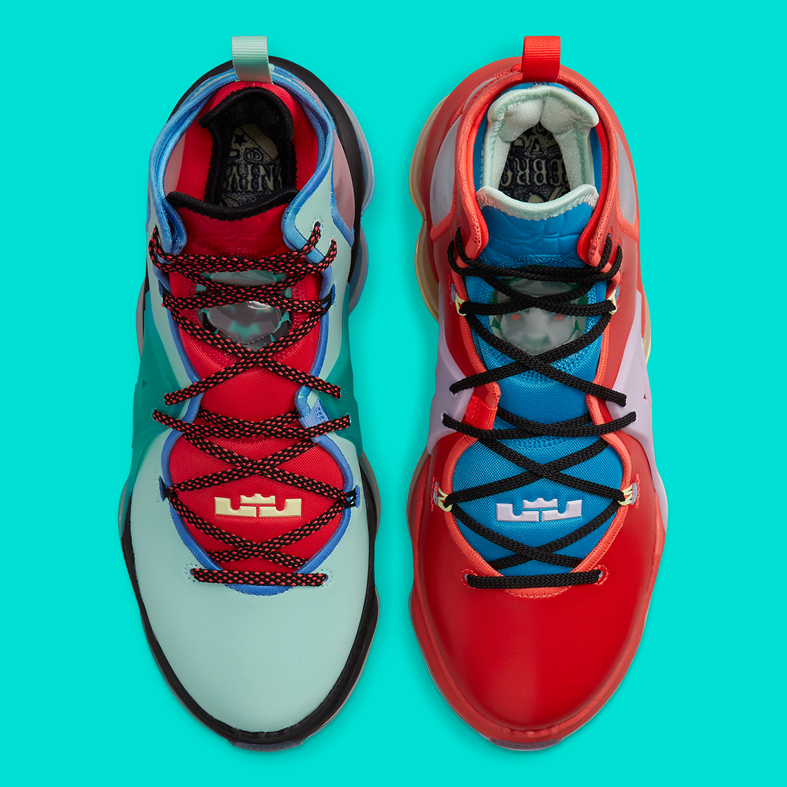 Nike Lebron 19 Bright Crimson Malachite Coconut Milk 4