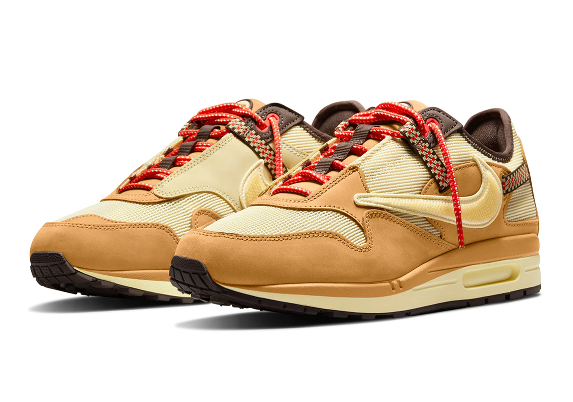 Travis Scott x Nike Air Max 1 "Wheat" Available Via Raffle