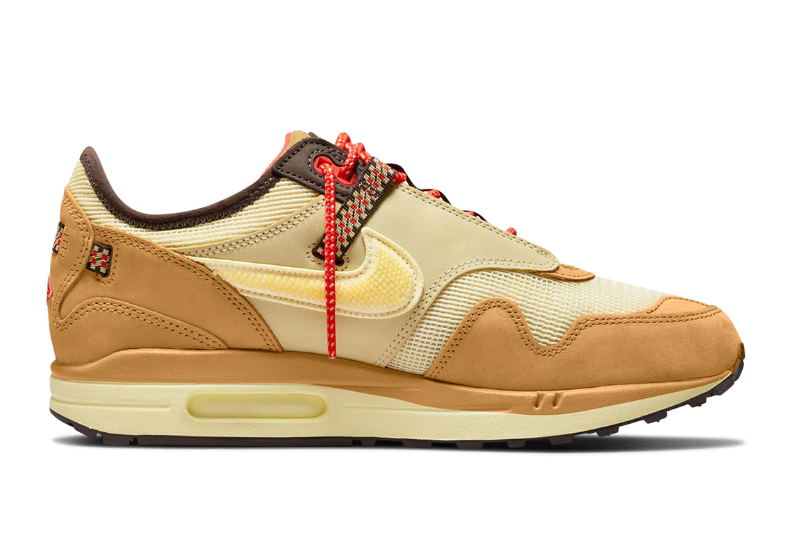 Travis Scott Nike Air Max 1 Wheat Do9392 701 4