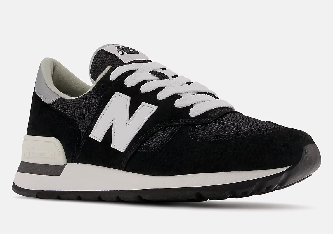 New Balance 990 Black White Mr990v1 1