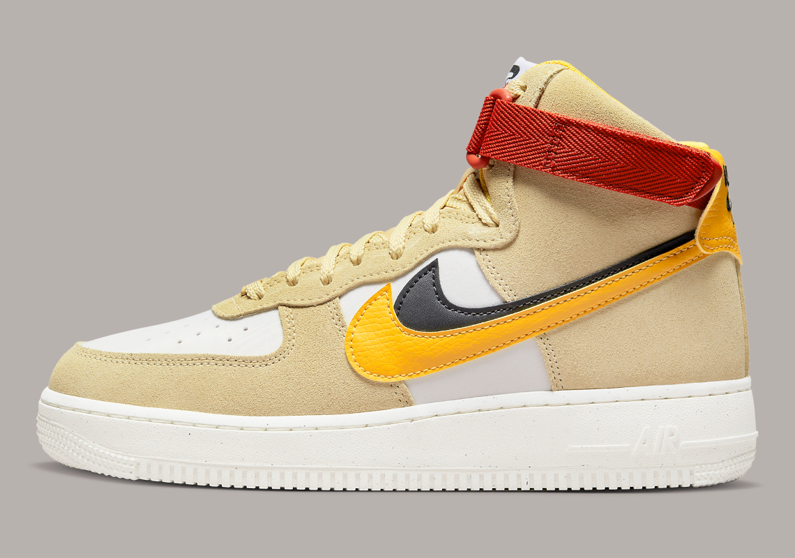 The Nike Air Force 1 High Returns With "Sesame"-Colored Suede