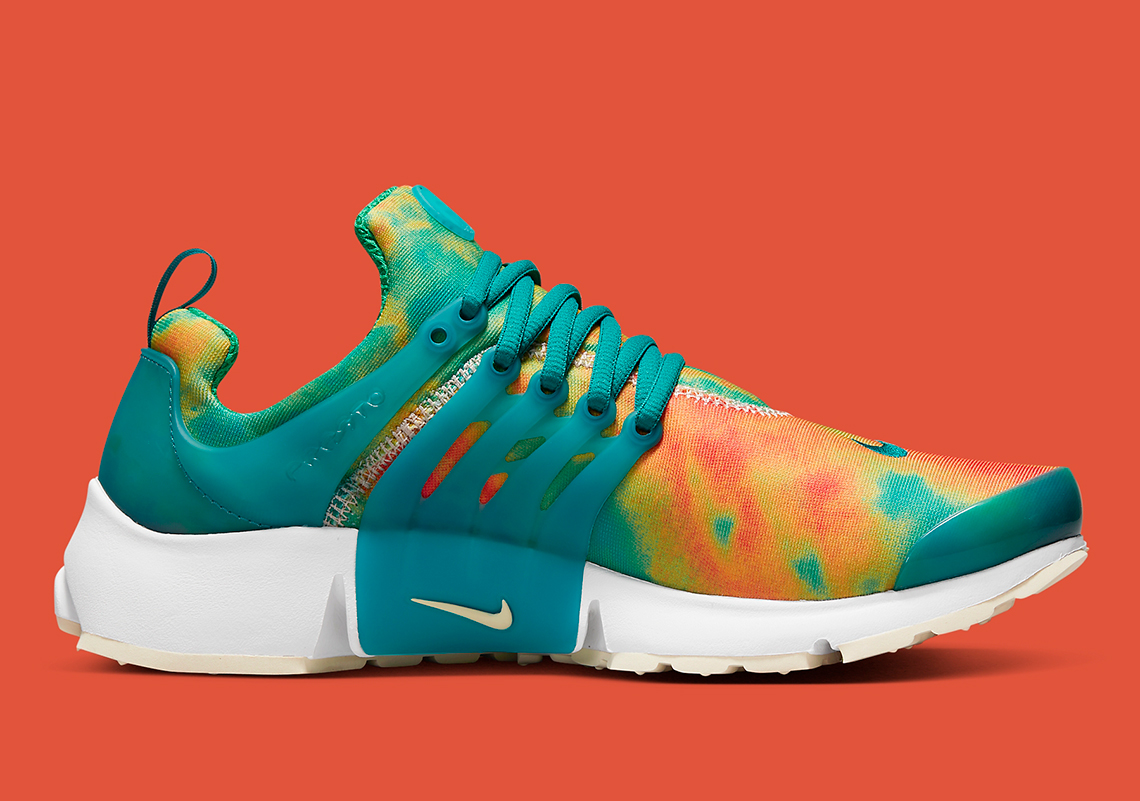 Nike Air Presto Tie Dye Green Orange Ct3550 200 3