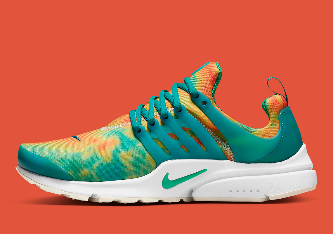 Nike Air Presto Tie Dye Green Orange Ct3550 200 9