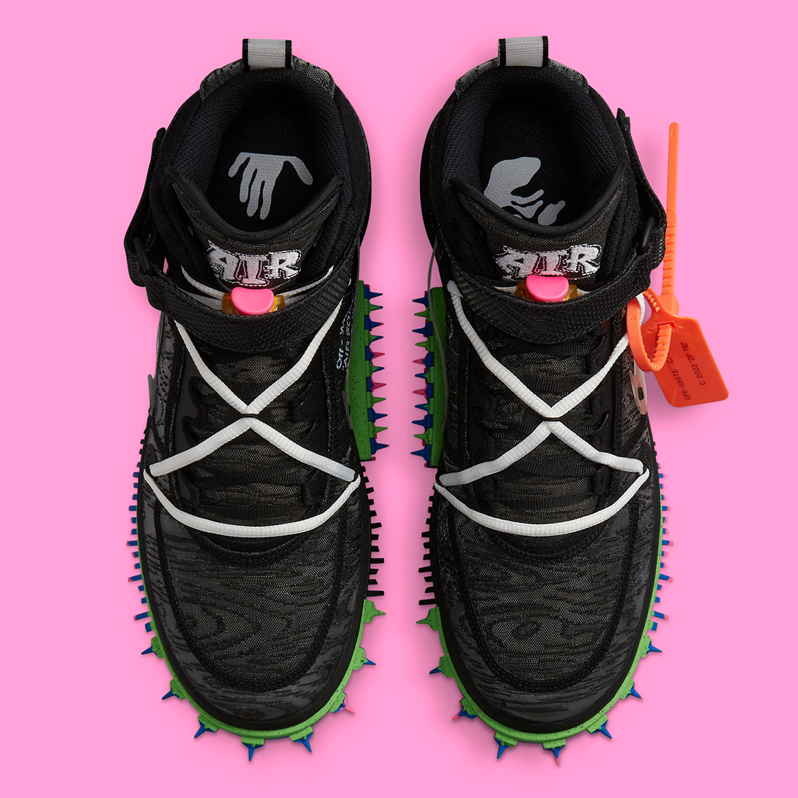 Off White Nike Air Force 1 Black Do6290 001 3