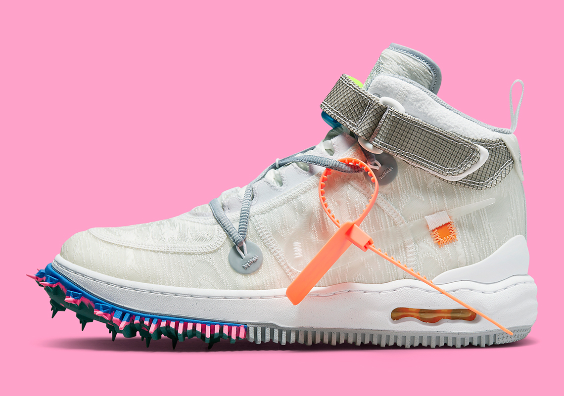 Off White Nike Air Force 1 Mid White Do6290 100 13