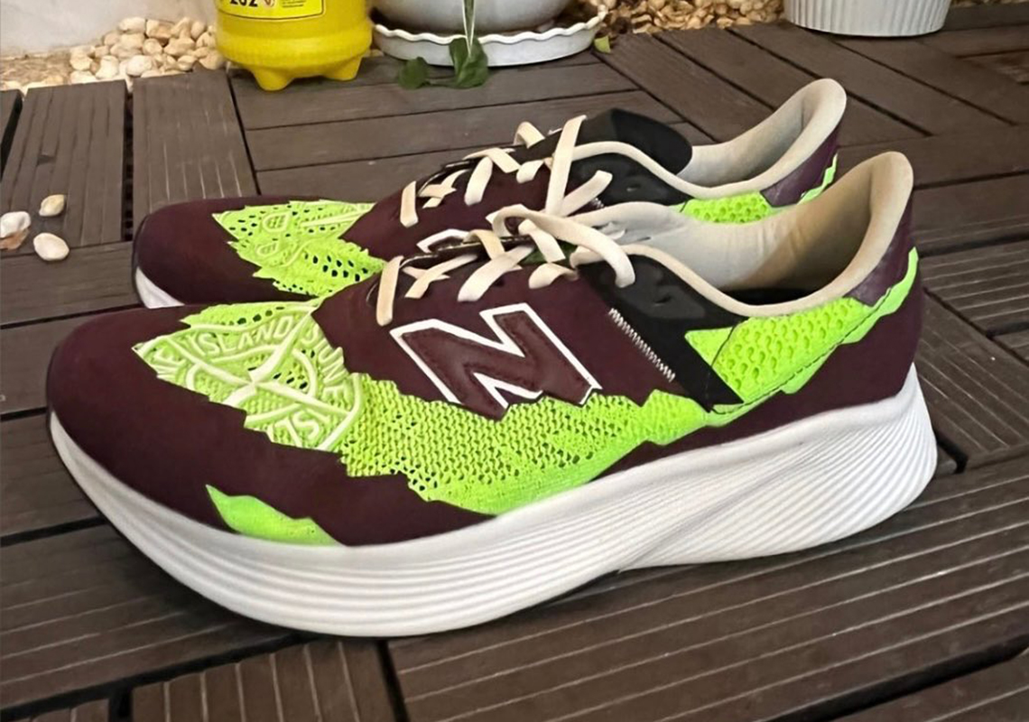 The Stone Island x New Balance TDS RC Elite Surfaces In Brown/Green Colorway