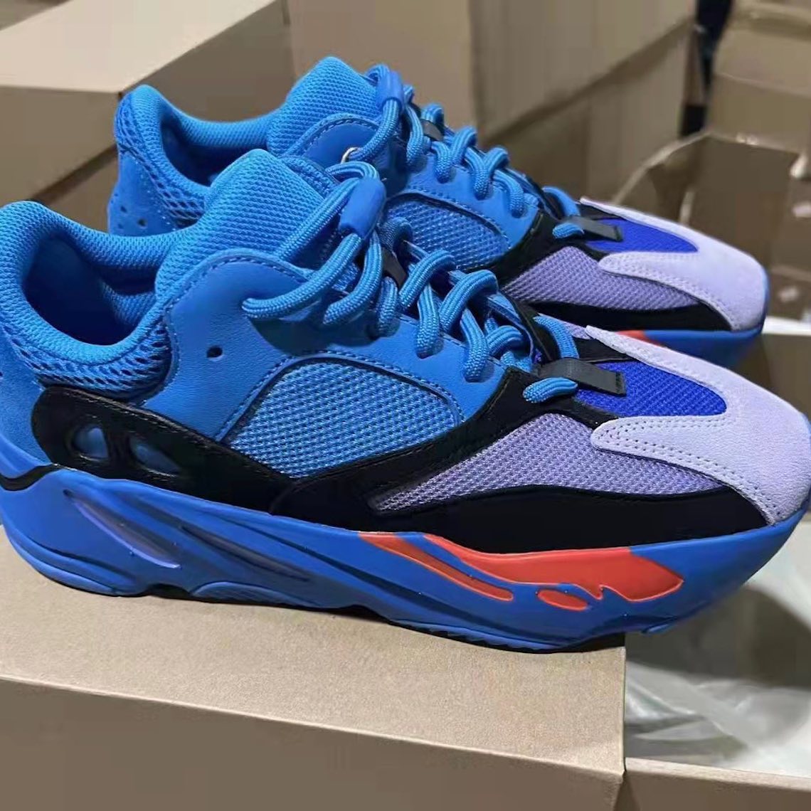 Adidas Yeezy Boost 700 V1 Hi Res Blue 01