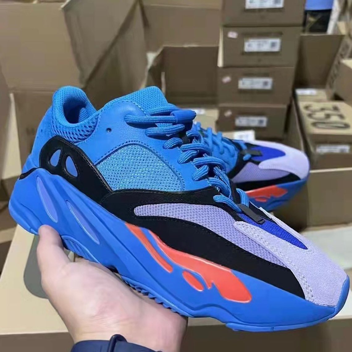 Adidas Yeezy Boost 700 V1 Hi Res Blue 03