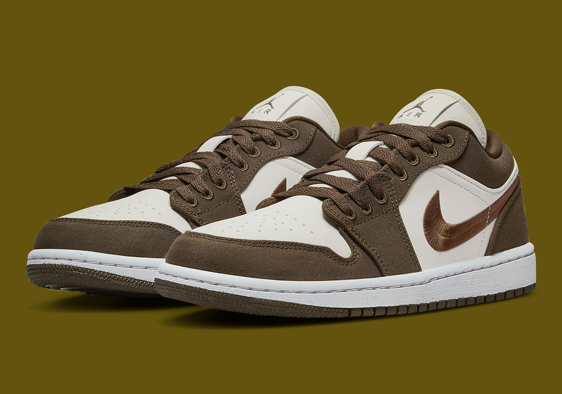 Official Images Of The Air Jordan 1 Low "Dark Olive"