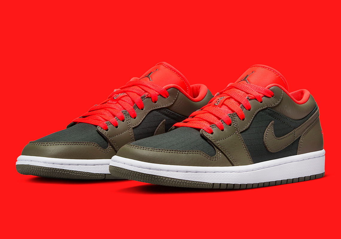 Flight Jacket Themes Appear On The Air Jordan 1 Low