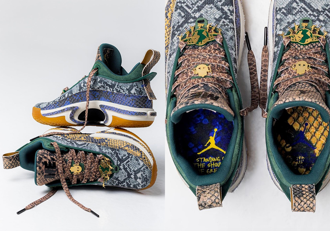 Melody Ehsani Designed Jayson Tatum's Air Jordan 36 Low PE For The NBA Finals