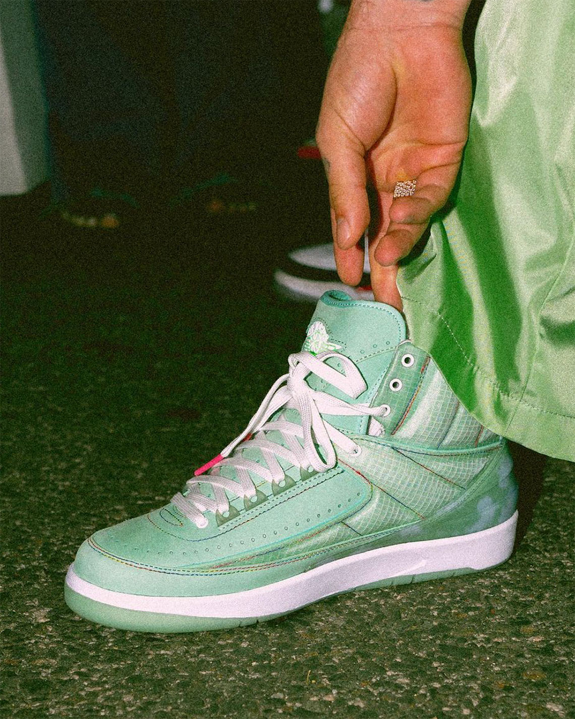 J Balvin Air Jordan 2 Green Friends And Family3