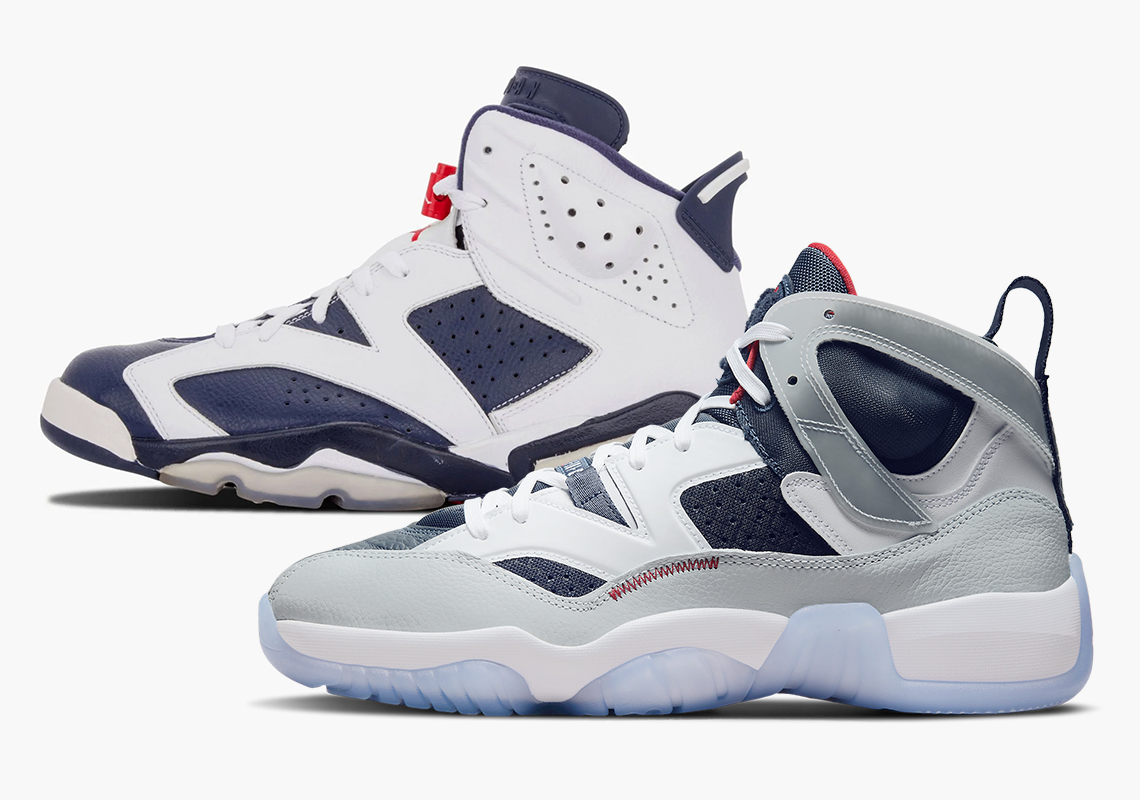 Jordan TWO TREY "Olympic" Recalls Air Jordan 6 Colorway From 2000