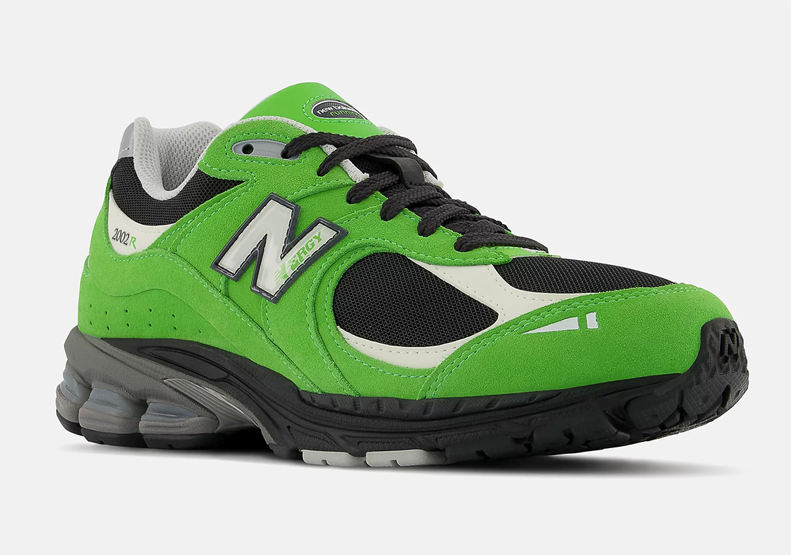 New Balance 2002 R M2002rgz Green Suede 4