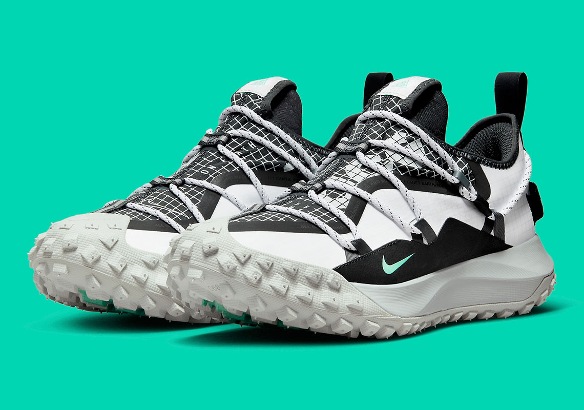 The Nike ACG Mountain Fly Low SE Offered In A Clean White And Black Mix