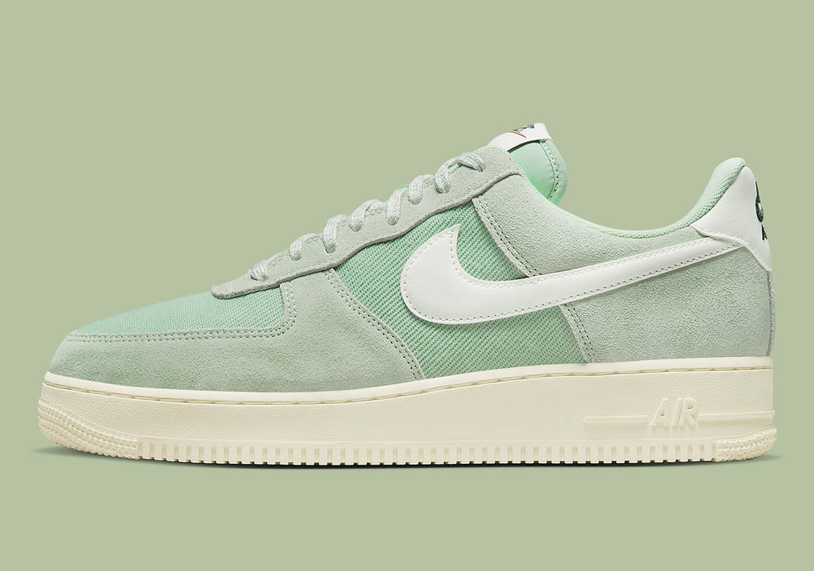 Nike Air Force 1 Low Certified Fresh Enamel Green Sail Do9801 3003