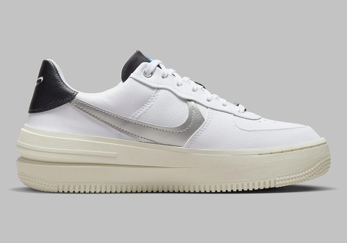 Nike Air Force 1 Plt Af Orm White Silver Black Dx3199 100 5