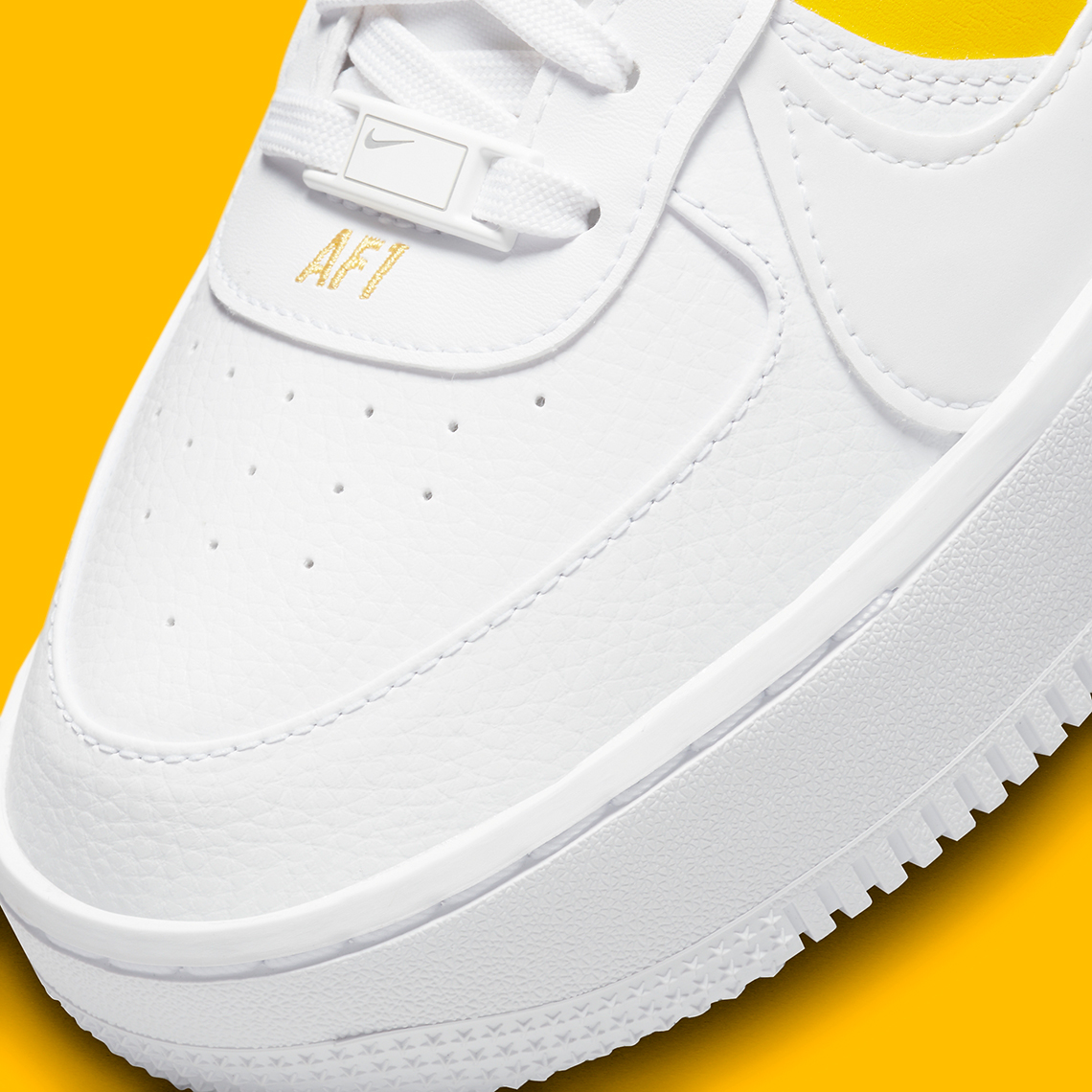 Nike Air Force 1 Plt Af Orm White Yellow Ochre Summit White Dj9946 102 6