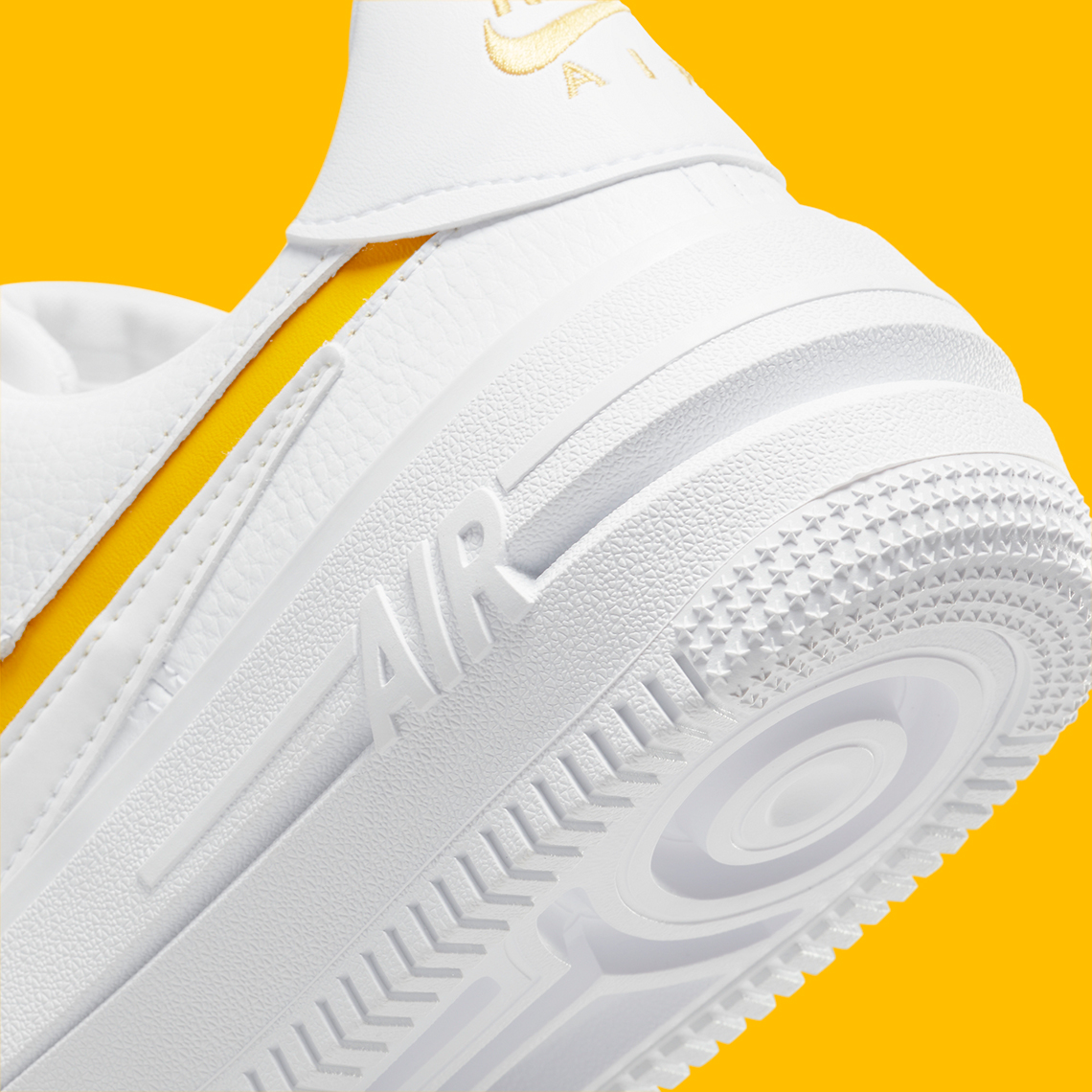 Nike Air Force 1 Plt Af Orm White Yellow Ochre Summit White Dj9946 102 8