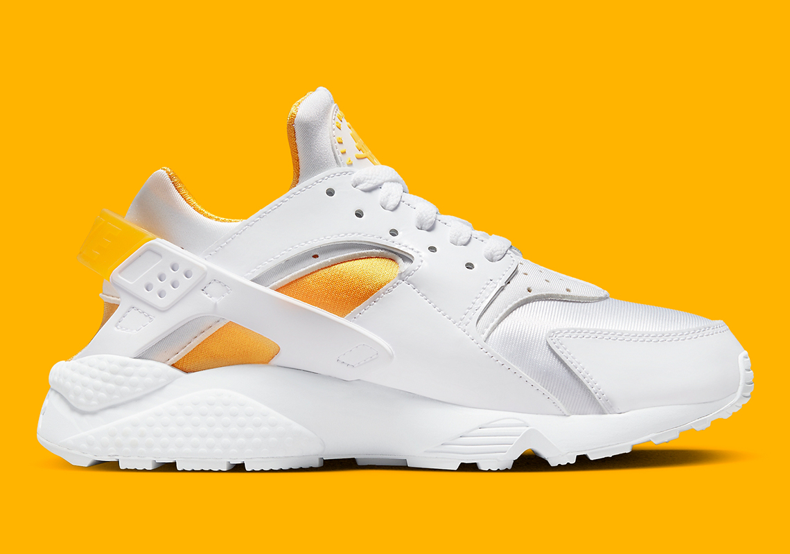 Nike Air Huarache White Laser Orange Dr5727 100 3