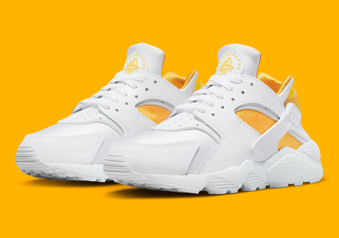 Laser Orange Brightens This Nike Air Huarache