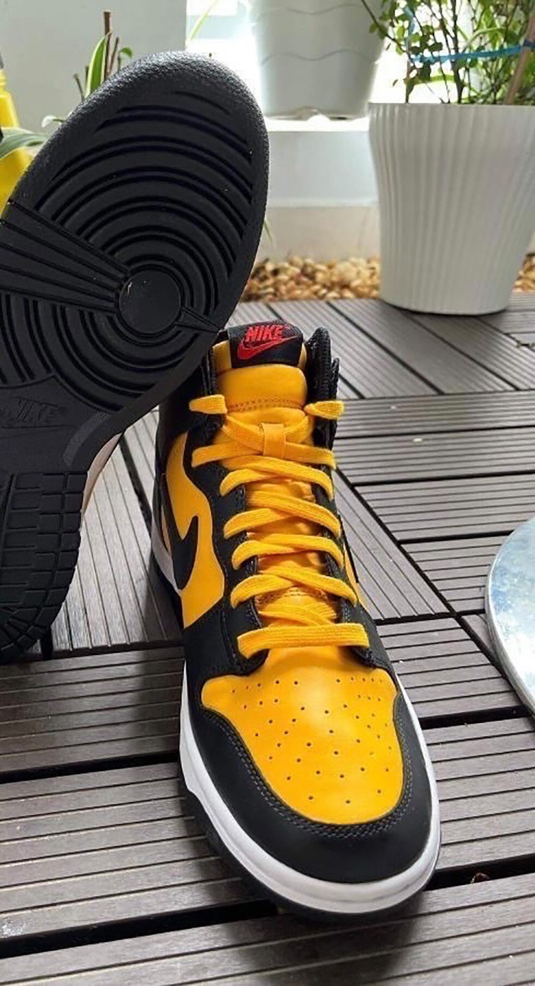 Nike Dunk High Yellow Black Red Unreleased Sample 2