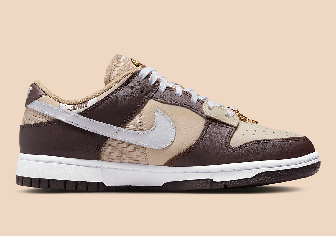 Nike Dunk Low Brown Tan Gold Release Date 4