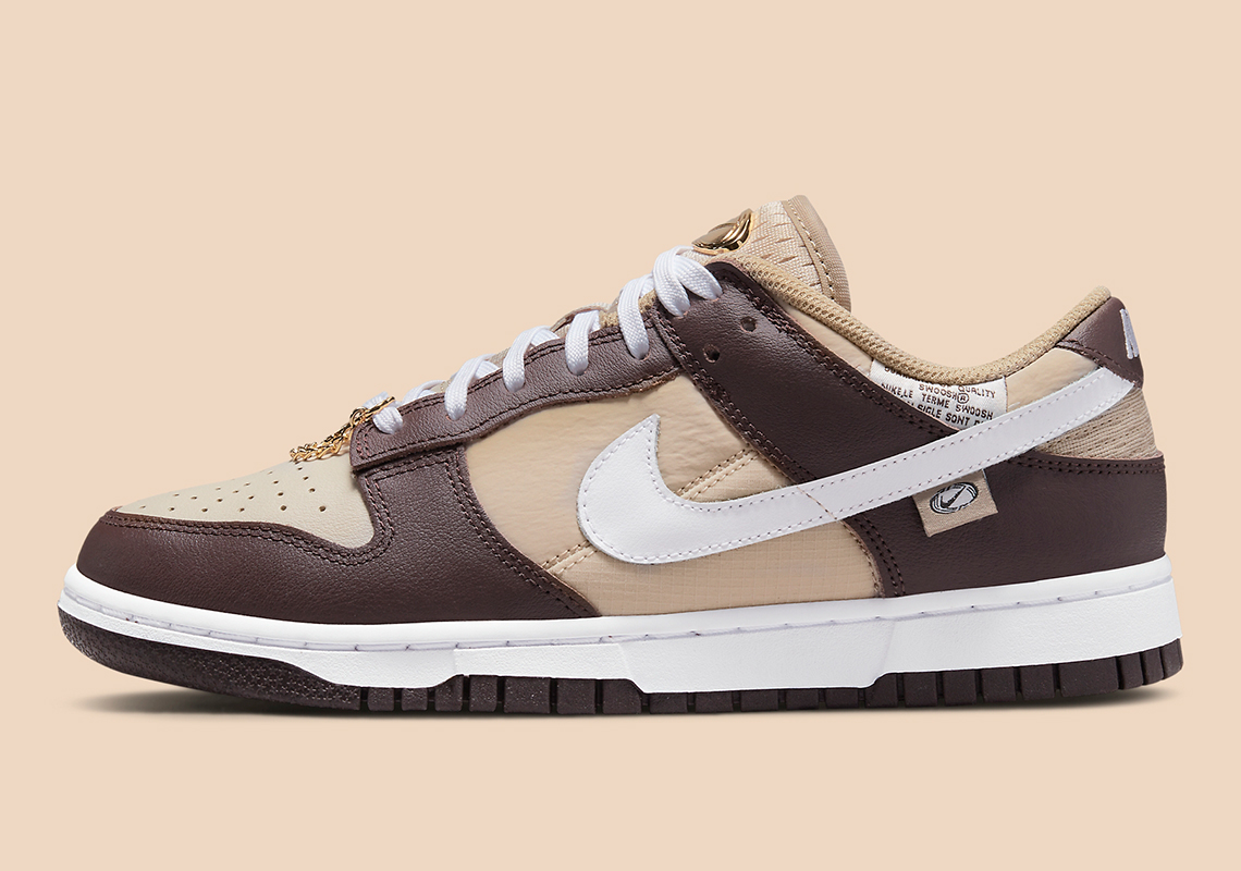 Nike Dunk Low Brown Tan Gold Release Date 5