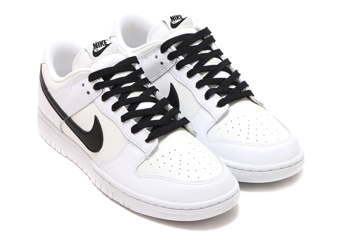 Detailed Look At The Nike Dunk Low "Reverse Panda"