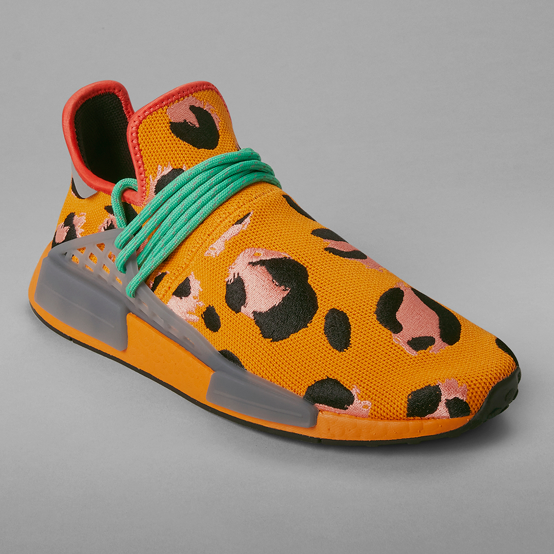 Pharrell Adidas Nmd Hu Animal Print Orange Gz4439 Release Date 2