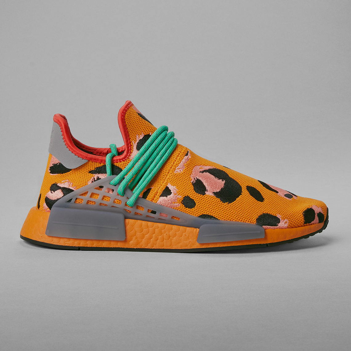 Pharrell Adidas Nmd Hu Animal Print Orange Gz4439 Release Date 6