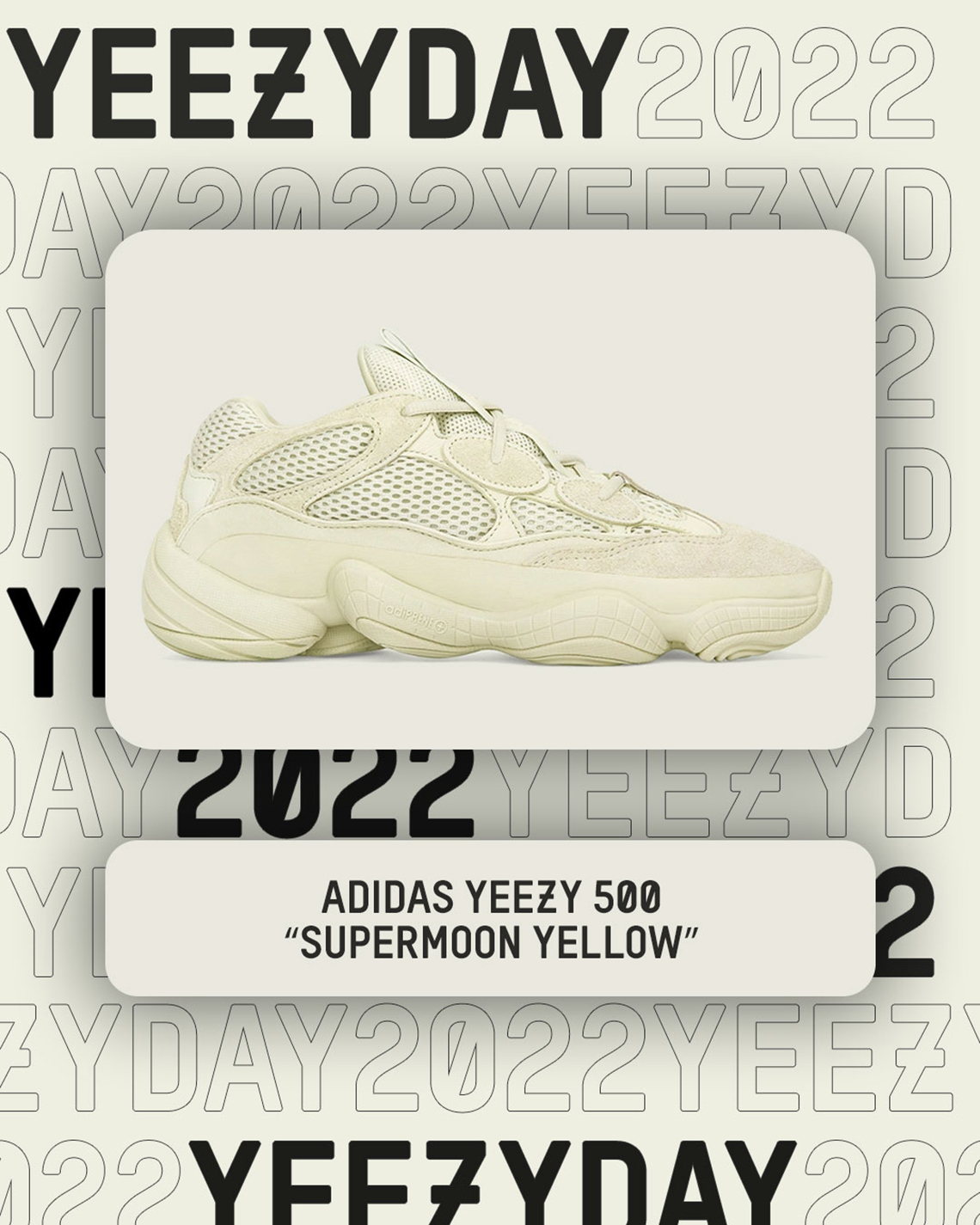 Yeezy Day 2022 Yeezy 500 Supermoon Yellow