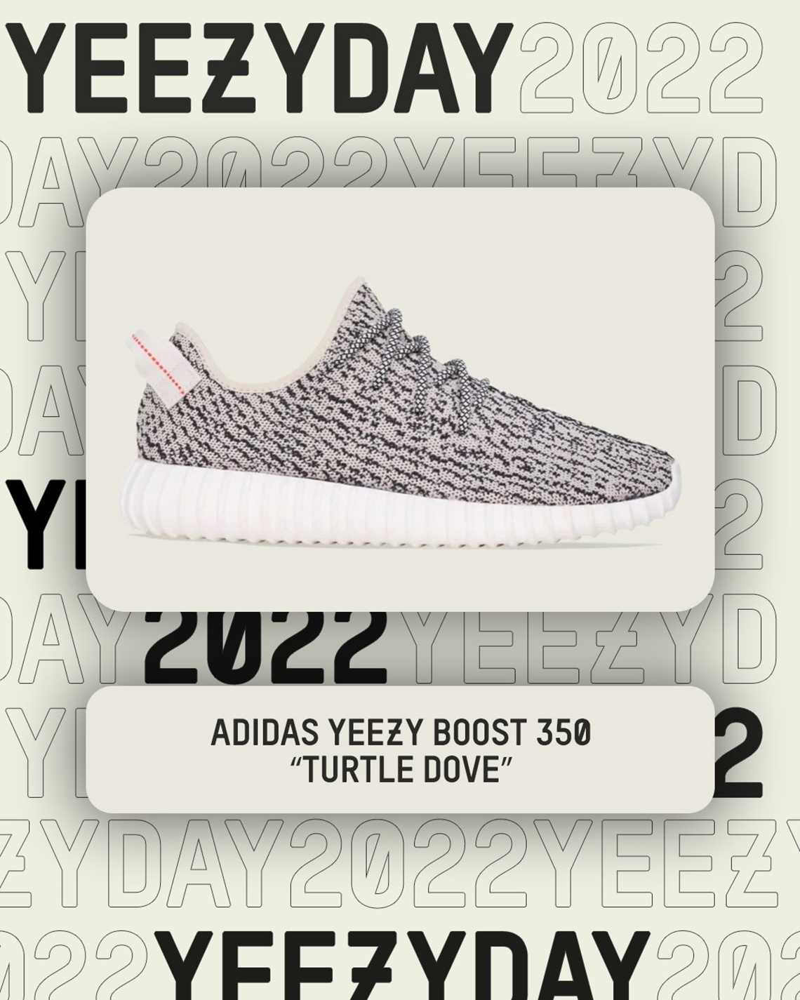 Yeezy Day 2022 Yeezy Boost 350 Turtle Dove