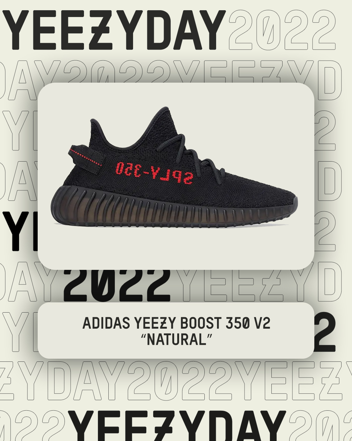 Yeezy Day 2022 Yeezy Boost 350 V2 Bred